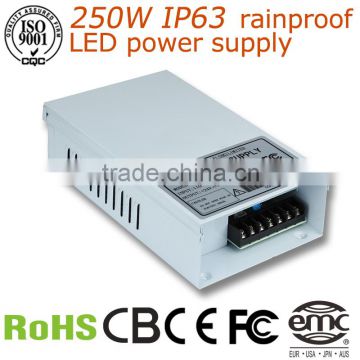 CCQ electrical rainproof led equipment CQ-150W 12V 12.5a 150w ac/dc switching mode power supply