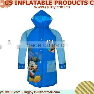 PVC boys raincoats EN71 approved