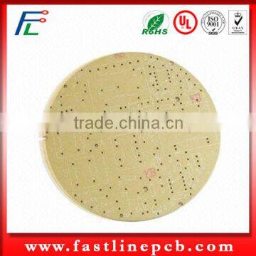 Customized single sided Aluminum round led pcb