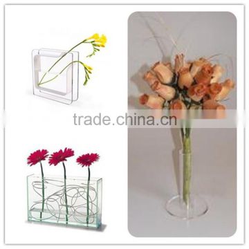 Customized acrylic display,LED acrylic vase displays,acrylic cylinder display