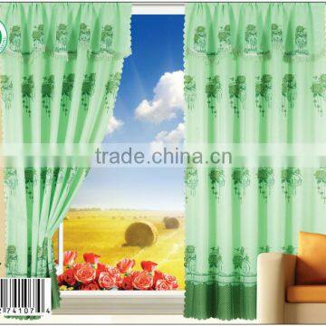 YH107 10 years top-rated golden seller newest 100% polyester printed finished curtain