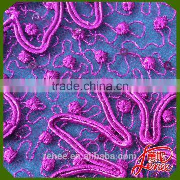 LATEST COLORFUL & FASHIONABLE DESIGN EMBROIDERY FABRIC WHOLESALE