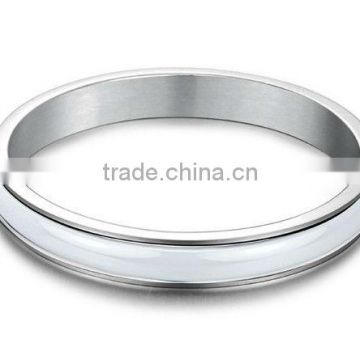white ceramic stainless steel bracelet for fashion vners jewelry