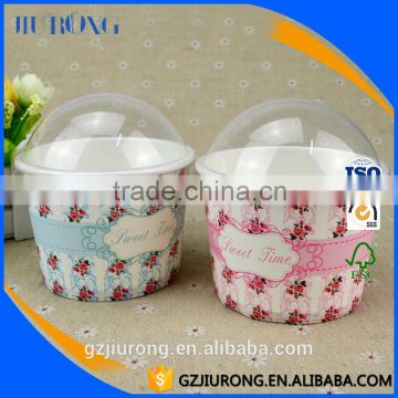 3oz disposable yogurt paper cups with plastic lid                        
                                                Quality Choice