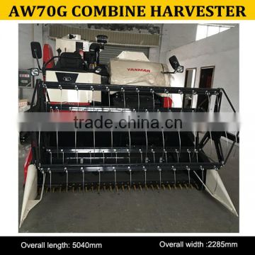 china golden manufacture supplier of AW70G combine harvester for sale