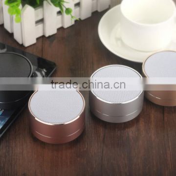 A10 wireless mini aluminium alloy bluetooth speaker with led light