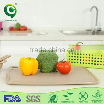 rice husk/bamboo cutting board, vegetable cutting board