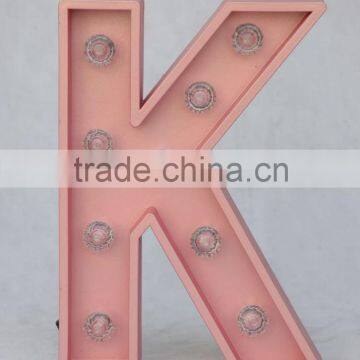 Crystal bulb led marquee letter light light up letters