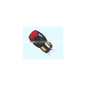 19mm super flat head momentary contact push button switch,IP65 Push button switch