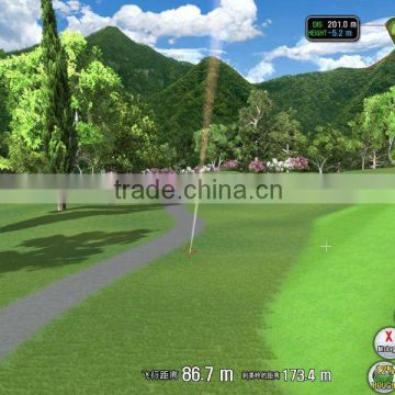 3D indoor Golf simulator