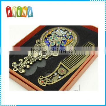 Promotional Classic Carved hollow Mirror and Comb sets