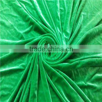 92% polyester and 8 % spandex non-inverted velvet for garments fabric