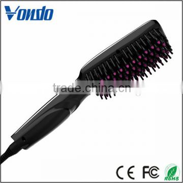 World best selling products hair straightener brush ceramic