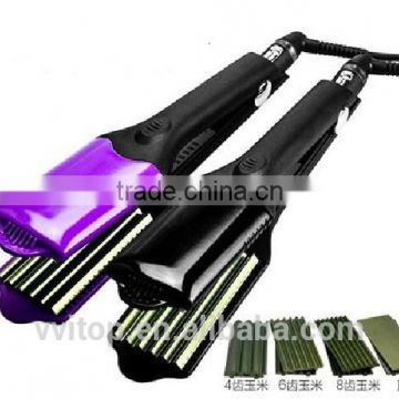 Hair Curler Straighterner with 4 plates corn perm