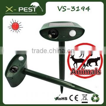 New X-pest bell howell product VS-3194 defender mega sonic solar animal guard bird cat owl repeller