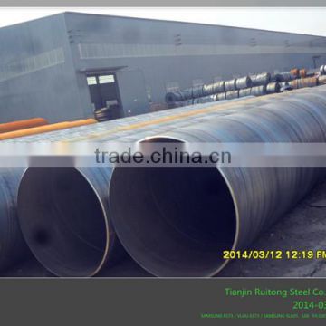 EN 10219 Q345 Spirally steel pipe in stock