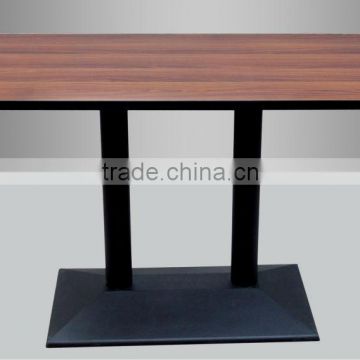 MDF top cast iron base bar table dining table G65