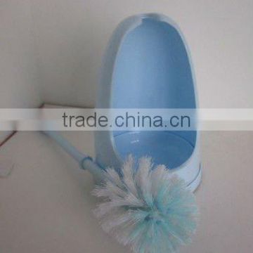 Plastic small & bule convenient Toilet brush holder