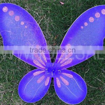 girls purple color butterfly wings angel wings