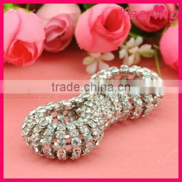 Newest fashion shoe clip rhinestone crystal shoe clip WSC-219