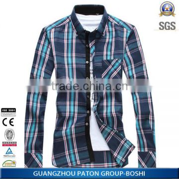 China Supplier Latest Slim Fit Long Sleeve Shirts For Men Pictures