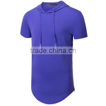 hip hop women short sleeve cropped top kevlar hoodie stringer custom logo design in China factory