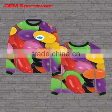 100% polyester sublimation printed sweaters