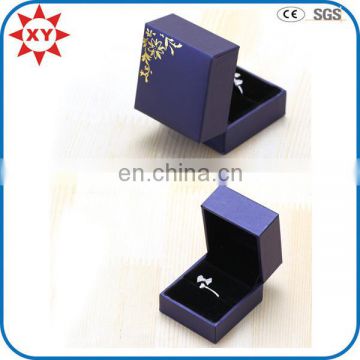 Custom luxury printing logo wedding ring box