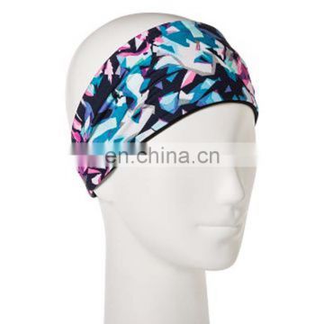 Newest Popular Moisture Wicking Headband Soft Comfortable Printed Flower Headband
