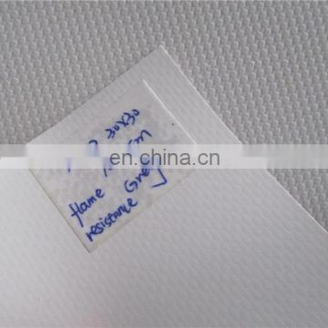 PVC coated tarpaulin 1000D*1000D 30*30 mesh 1250g white color