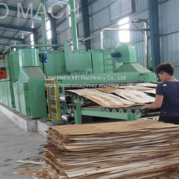 Woodworking Plywood Veneer  Roller Conveyor Dryer Machine
