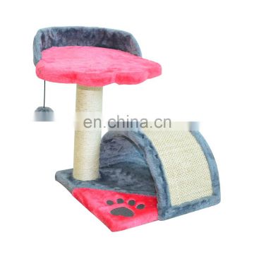 wholesale,wooden material,pink color,pet accessory of cat tree
