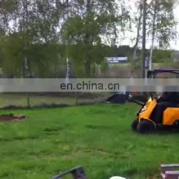 Chinese Hysoon HY200 miniloader, 4wd articulated mini wheel loader multifunctional