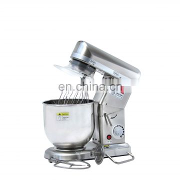 7 liter stainless steel commercial best food mixer