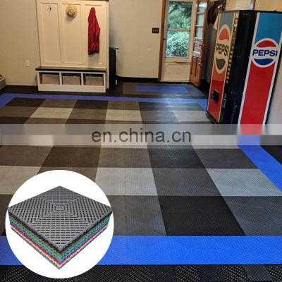 CH Factory Direct Supply Easy To Clean Non-Toxic Eco-Friendly Durable Multifunctional 40*40*1.8cm Garage Floor Tiles