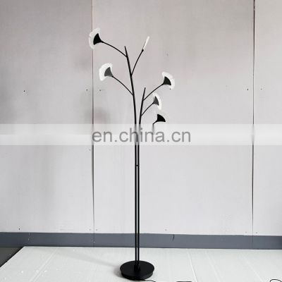 New Creative LED Floor Lamp Simple Branch Standing Lights Indoor Modern Living Room Bedroom Standing Lamps