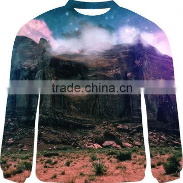 New custom made dye sublimated fashion warm sweatshirt / 3D Sweatshirts