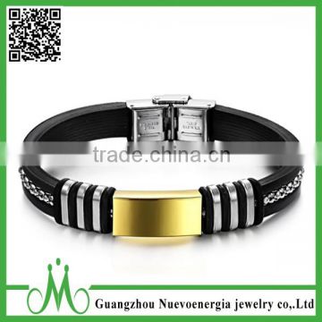 New arrival custom silicone bracelets top quality
