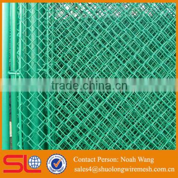 PVC coated galvanized metal mesh chain fencing supplies