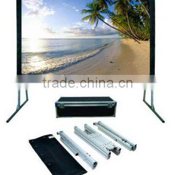 fast fold projection screen for home or outdoor/portable screen