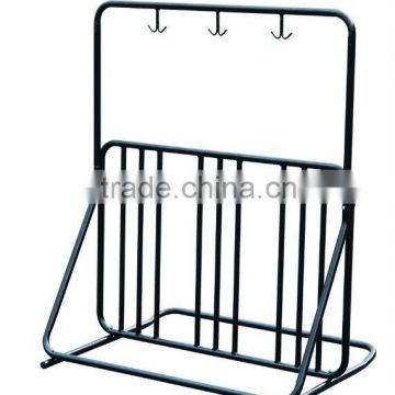 steel outdoor bike stand for 6 bikes