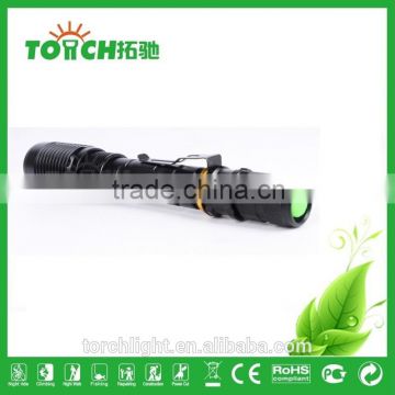 Zoomable Strong Light Flashlight C REE 10W LED Flashlight 2000LM Zoomable 2*18650 Battary Waterproof Flashlight 8067