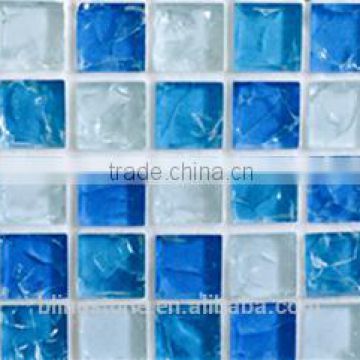 water jet swimming pool glass mosaic (crystal glass)
