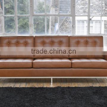 Knoll sofa in vintage leather