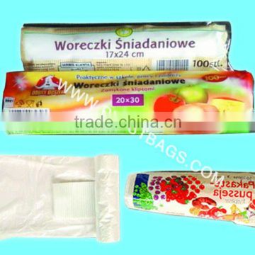 HDPE printing fruit Bags on roll with high quality