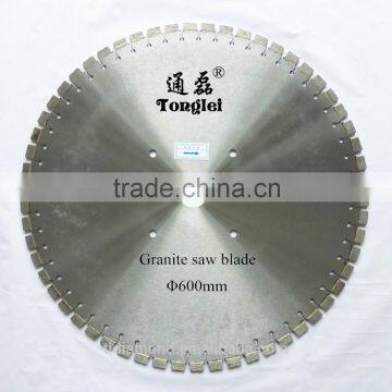 Sharp short teeth 600mm granite cutting 24 inch diamond circular saw blades