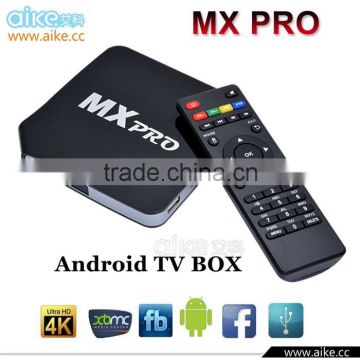 New Arrival MX Pro Android 4.4.2 Android TV Box Amlogic S805 A9 Quad Core 1G/8GB WIFI 1080P Smart TV Box Faster Than CS918                        
                                                Quality Choice
