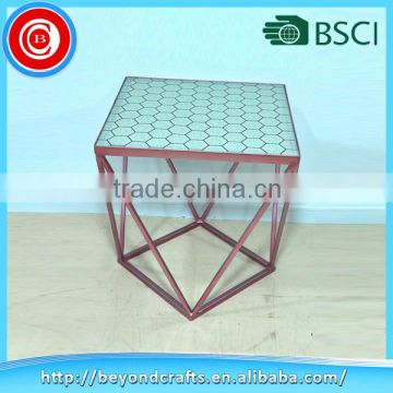 Best selling hot chinese products modern metal coffee table en alibaba