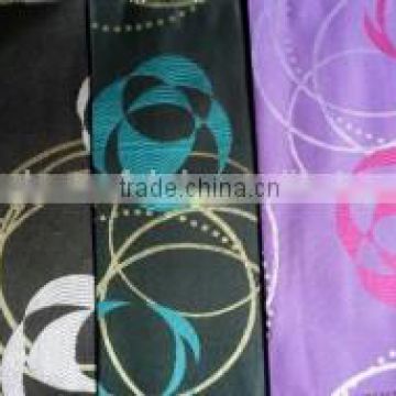 Panama polyester jacquard 2 tone curtain fabrics