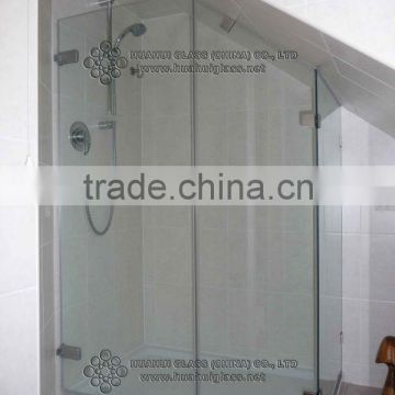 high quality 6-8mm shower enclosure glass for building projects with EN12150 certificate